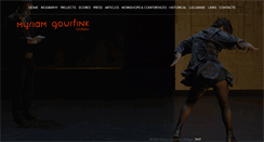 Desktop Screenshot of myriam-gourfink.com